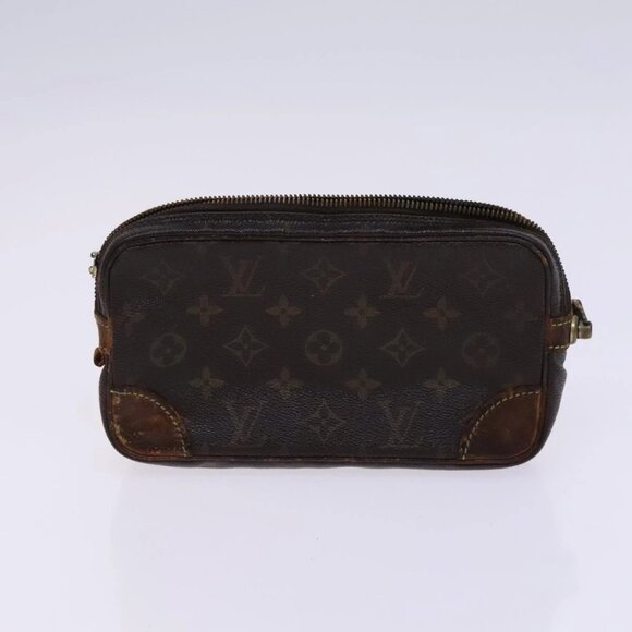 LOUIS VUITTON Monogram Clutch Bag 2Set LV Auth EC228 - Picture 13 of 16